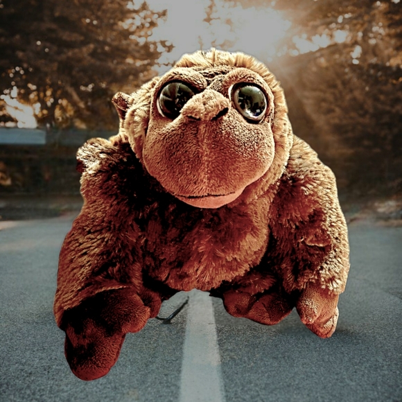 Dan Dee Collector's Choice Brown Monkey "Love Ya" Tattoo Stuffed Animal 10" H - Picture 1 of 13